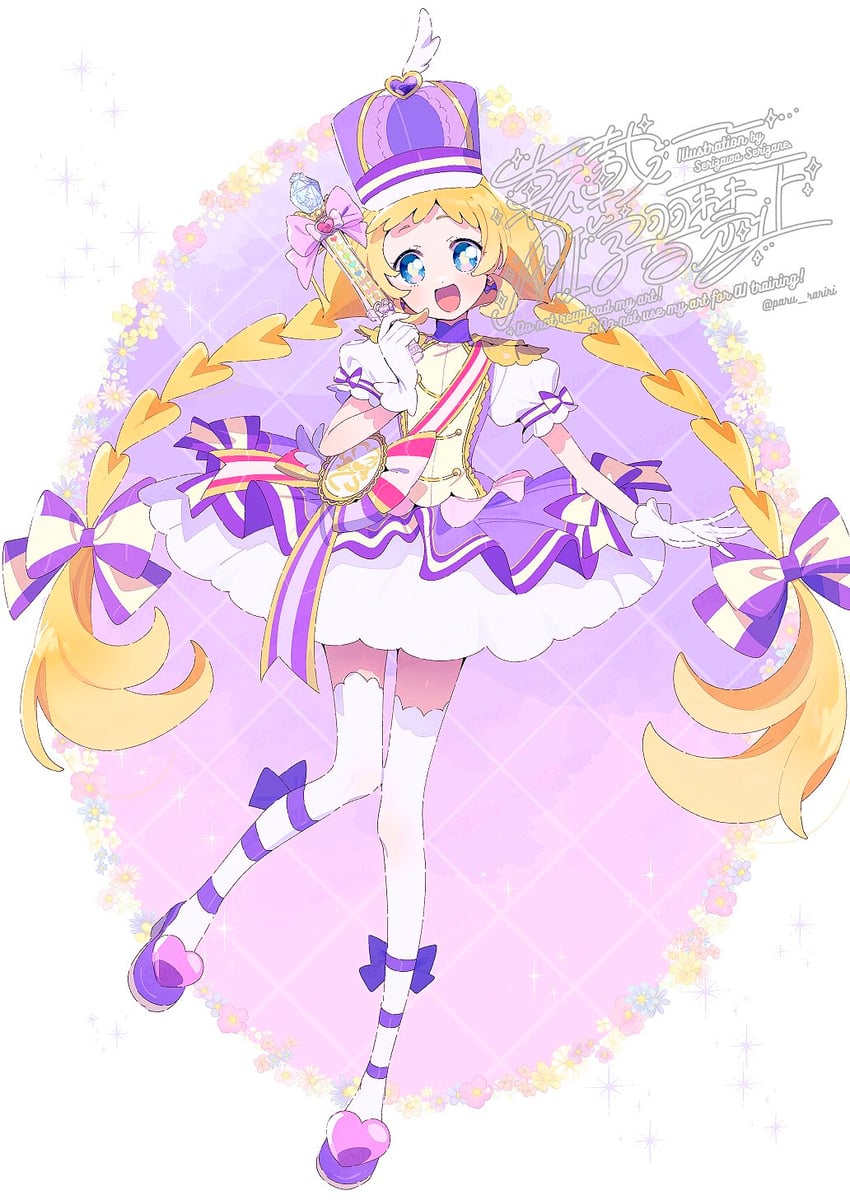 inukai iroha and cure friendy (precure and 1 more) drawn by serizawa_serizane