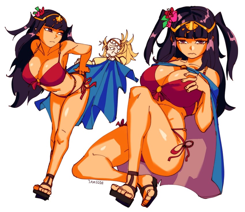tharja and lissa (fire emblem and 2 more) drawn by 3amsoda