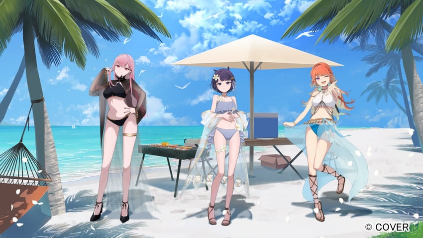 mori calliope, ninomae ina'nis, and takanashi kiara (hololive and 1 more) drawn by ogura_tubuan