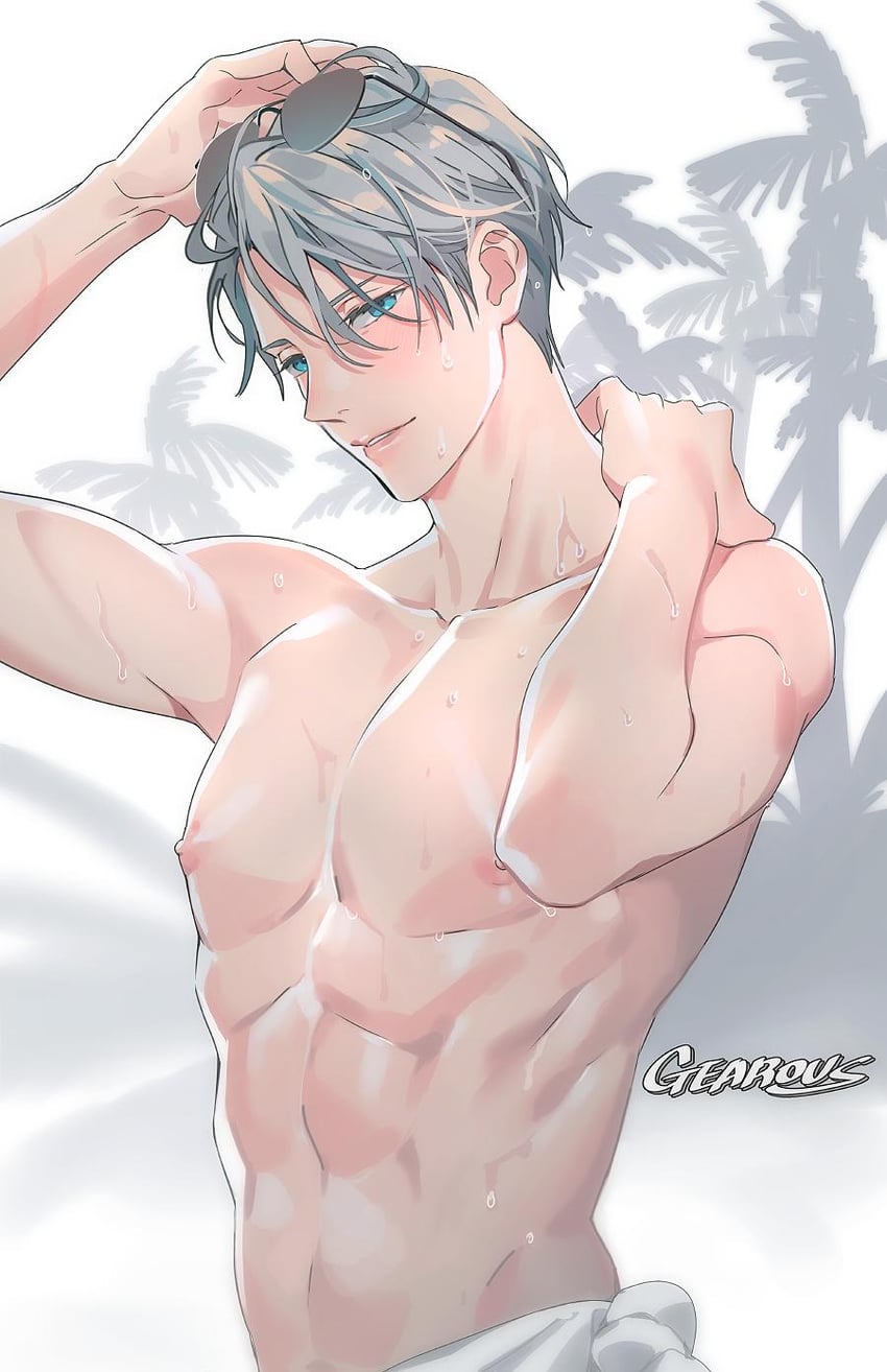 viktor nikiforov (yuri!!! on ice) drawn by gearous