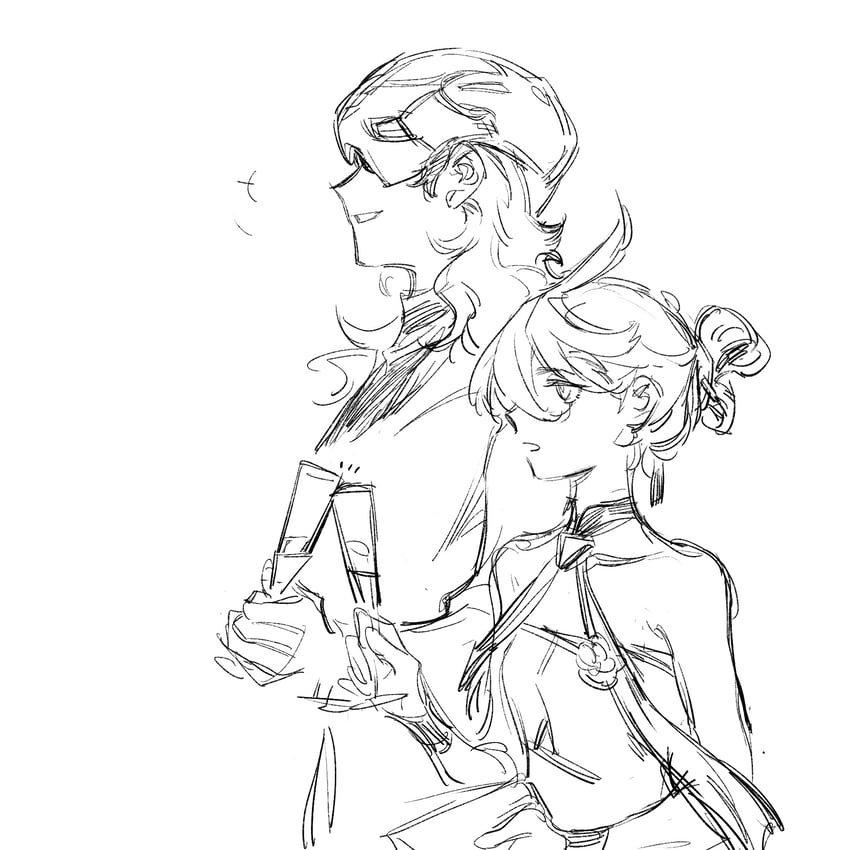 miorine rembran and prospera mercury (gundam and 1 more) drawn by nideaneng