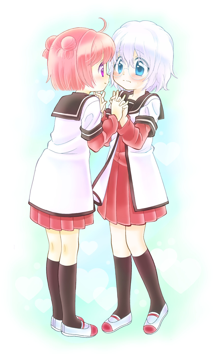 akaza akari and ikeda chitose (yuruyuri) drawn by kyapu-10