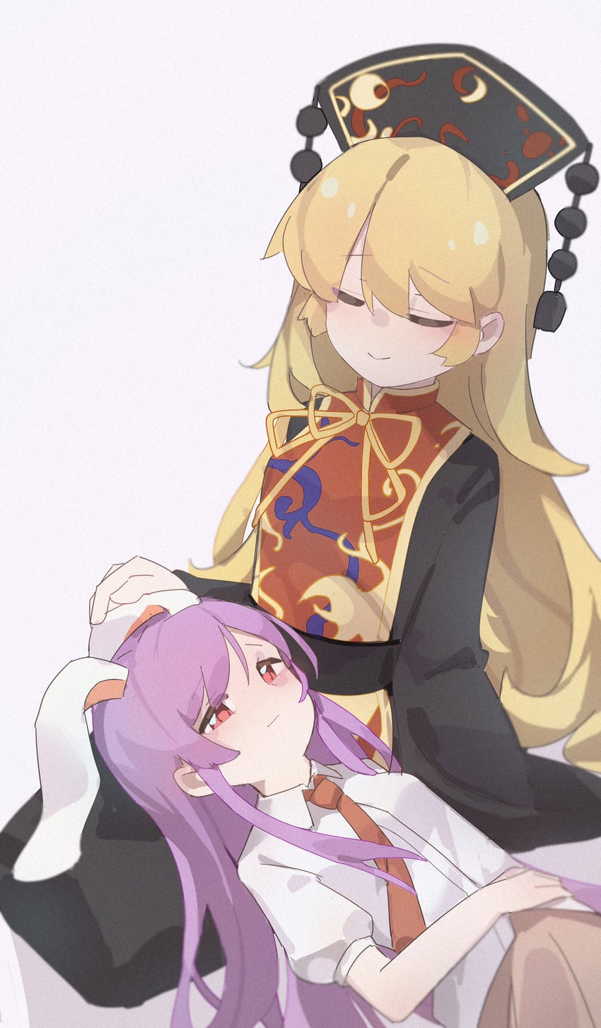 reisen udongein inaba and junko (touhou) drawn by gumingdi_ban