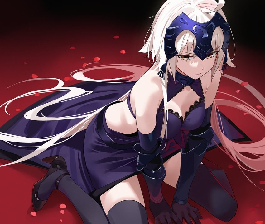 jeanne d'arc alter (fate and 1 more) drawn by kinjin