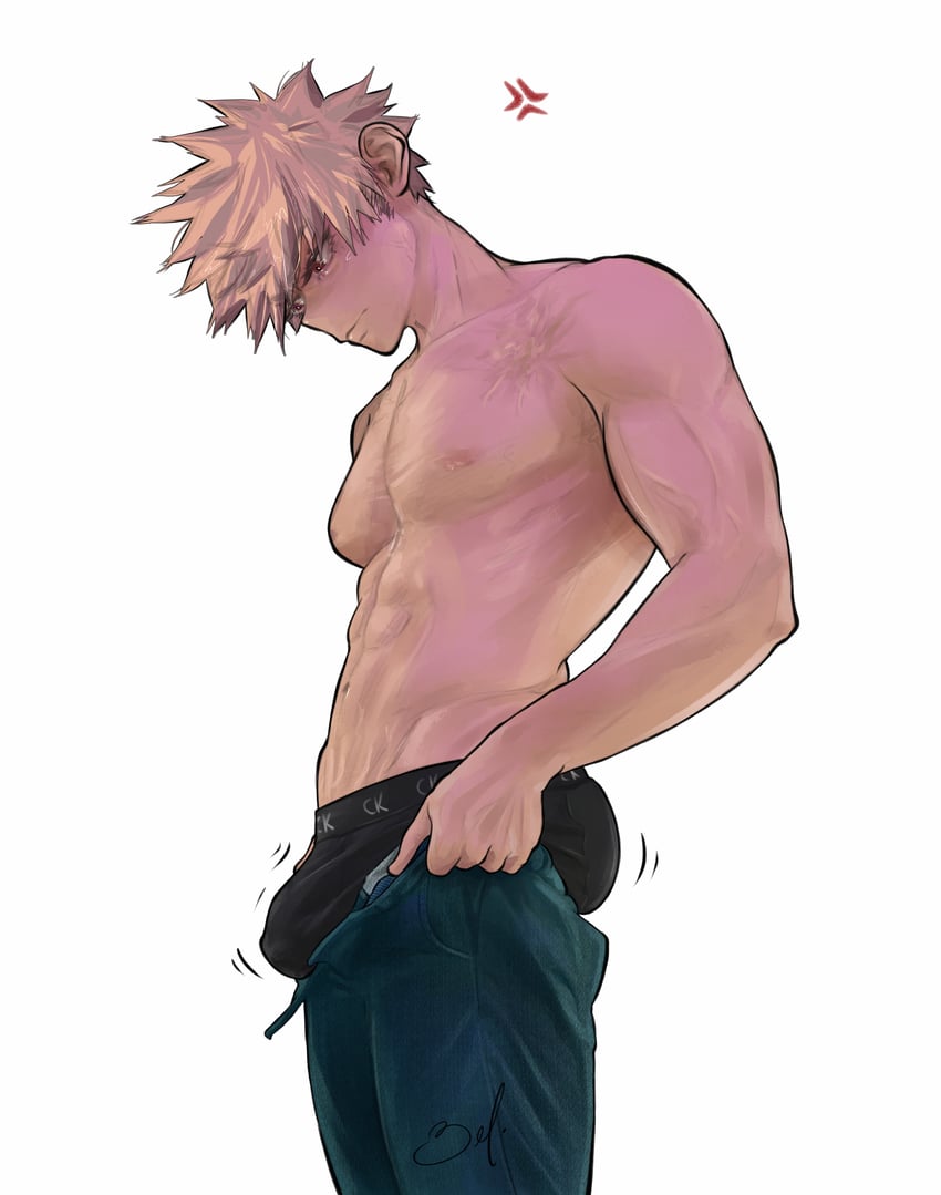 bakugou katsuki (boku no hero academia) drawn by bel_(slbelen_)