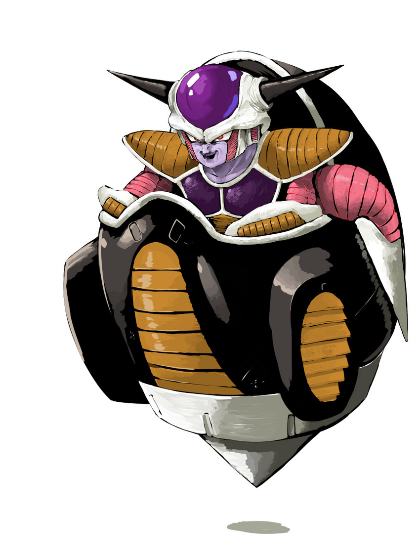 frieza and 1st form frieza (dragon ball and 1 more) drawn by yunimaru
