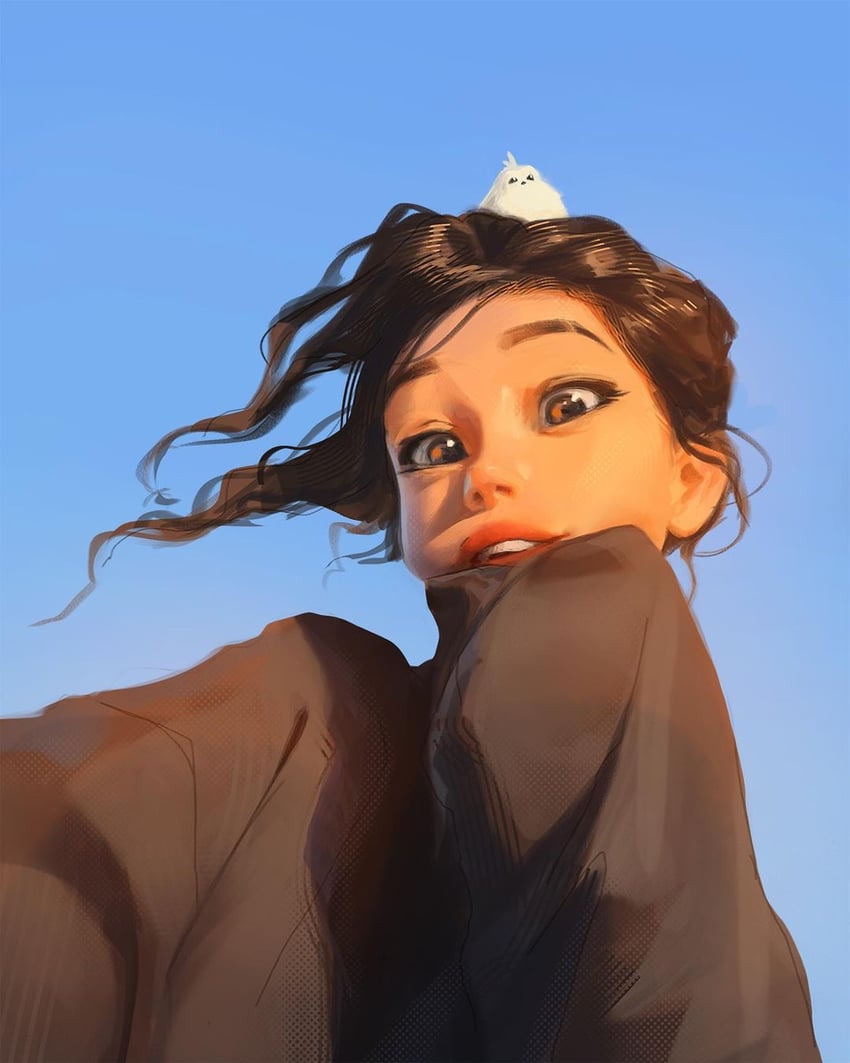gracie abrams (real life) drawn by sam_yang