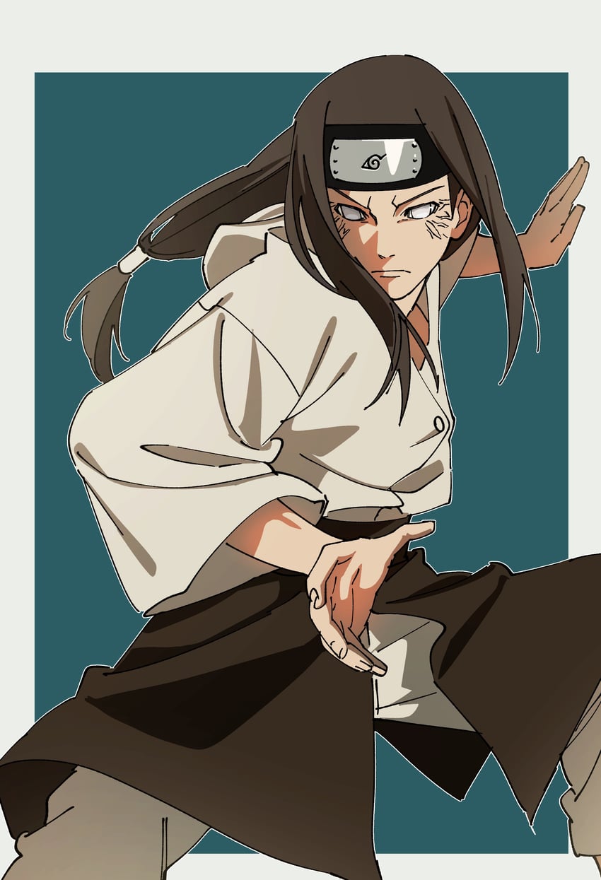 hyuuga neji (naruto and 1 more) drawn by pnpk_1013