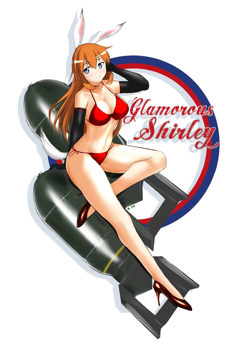 charlotte e. yeager (world witches series and 1 more) drawn by aegis_(theoryiv)