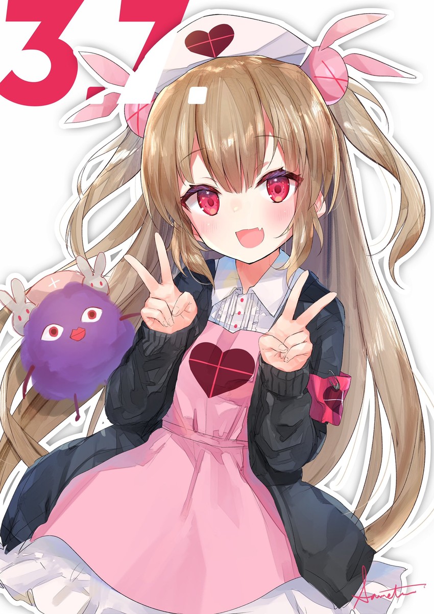 natori sana and saana-kun (sana channel) drawn by fushimi_sameta