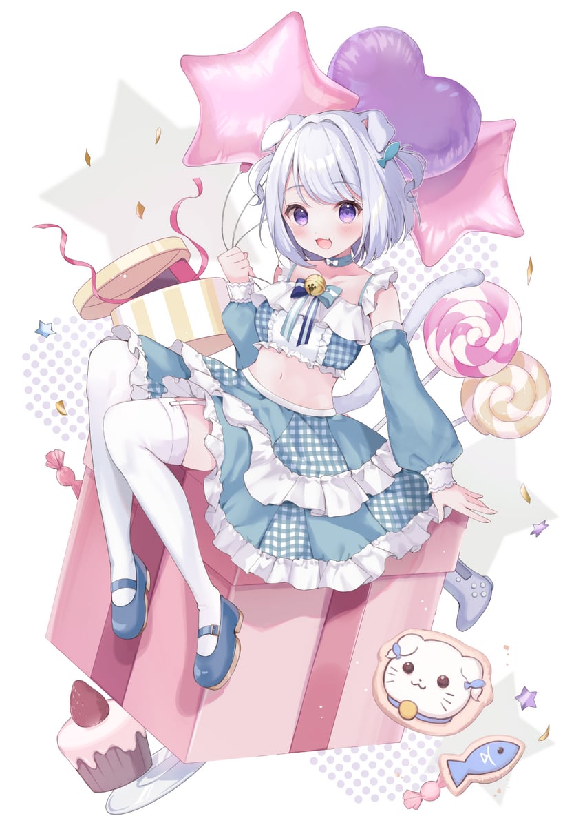 nekoha koron (indie virtual youtuber) drawn by moeko_(moeko0903)