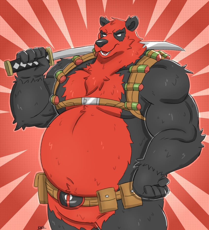 pandapool (marvel and 1 more) drawn by rahzor_art