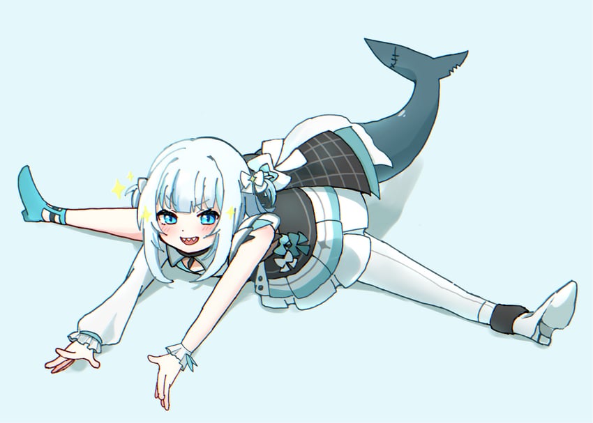 gawr gura (hololive and 1 more) drawn by munlv323