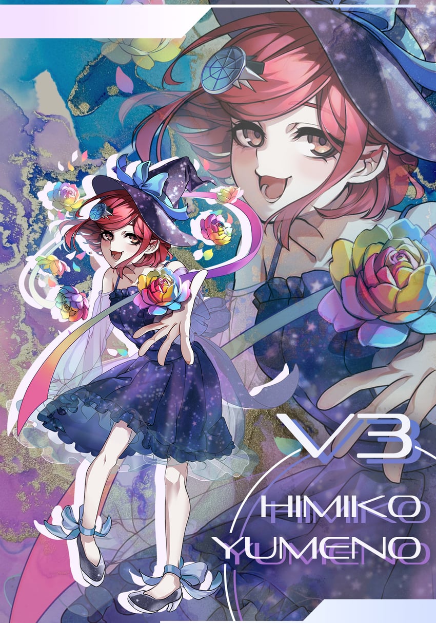 yumeno himiko (danganronpa and 1 more) drawn by nota_sayaka