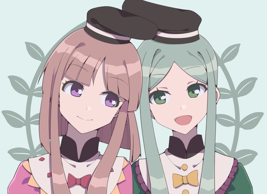 nishida satono and teireida mai (touhou) drawn by nurupo_(abooon)