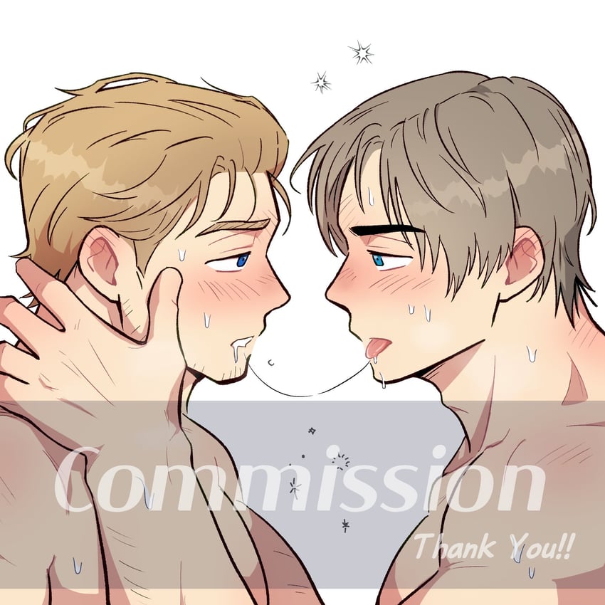 leon s. kennedy and felix richter (dead by daylight) drawn by wasted_m9