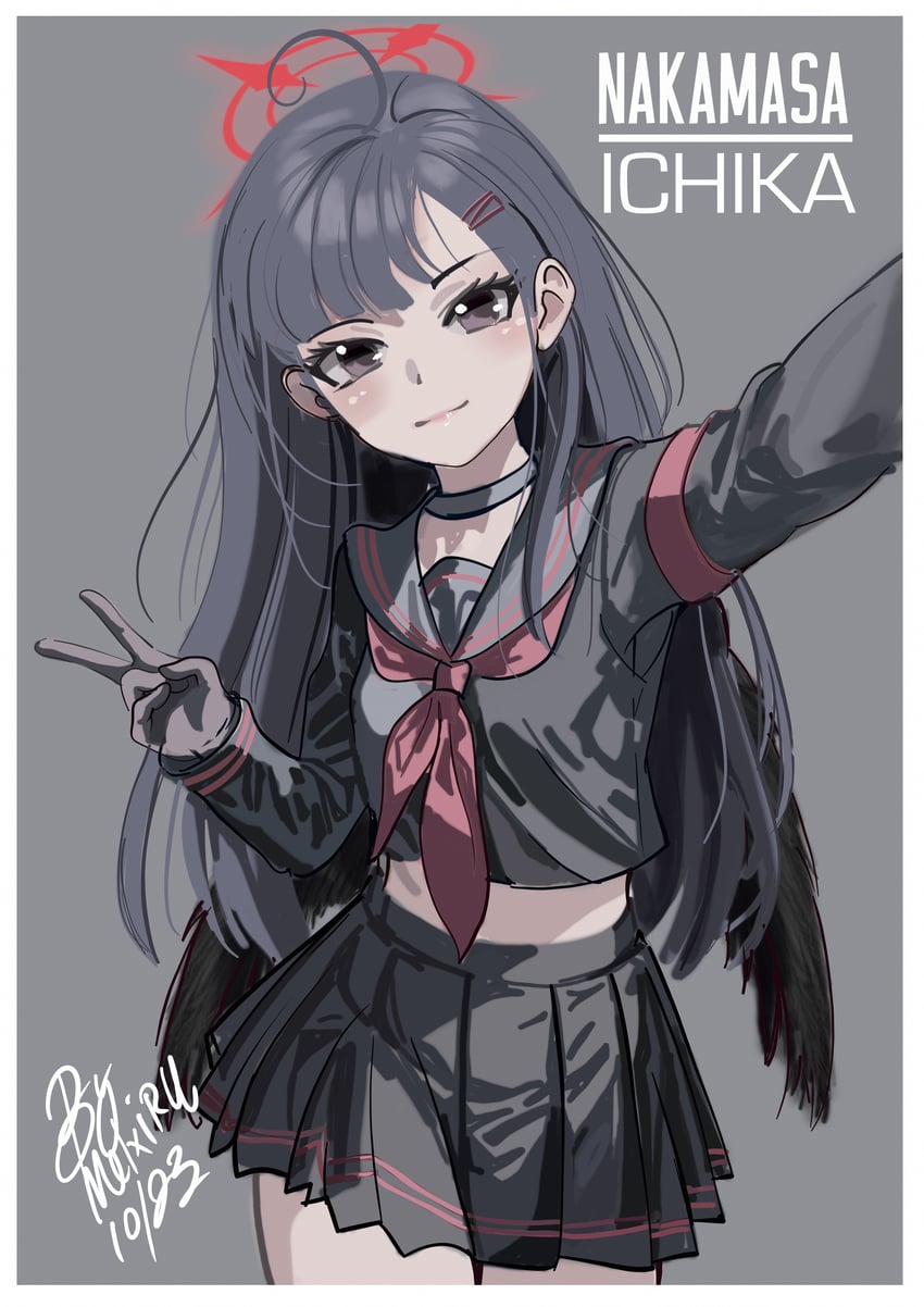 ichika (blue archive) drawn by melissa_v2