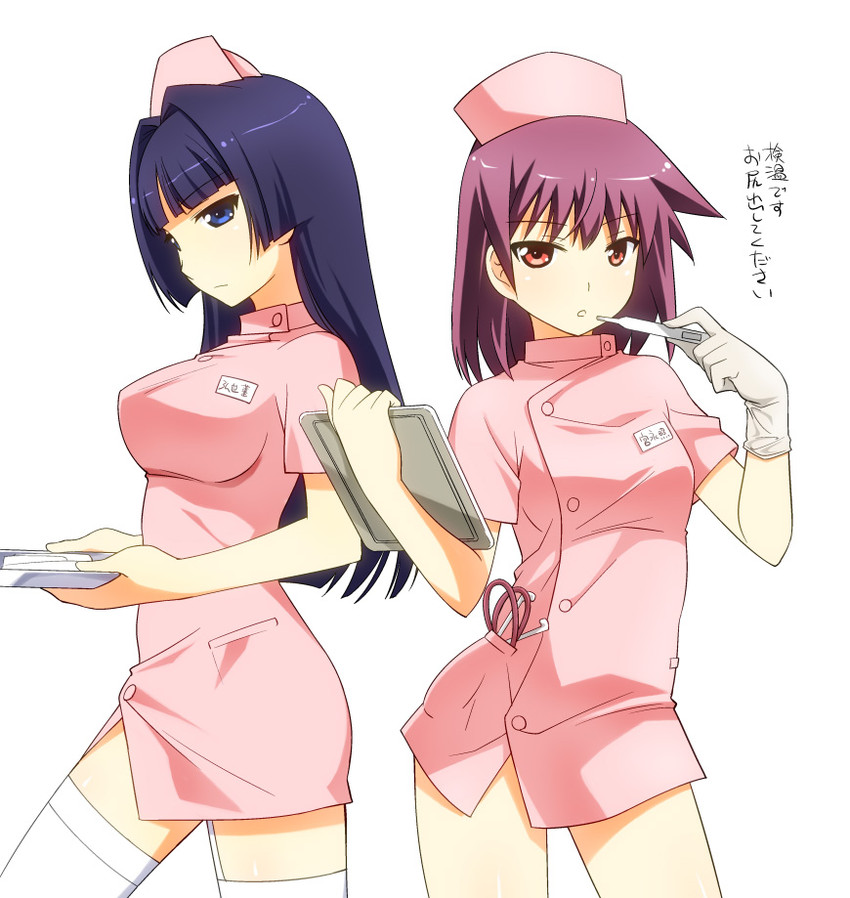 miyanaga teru and hirose sumire (saki and 1 more) drawn by umekichi