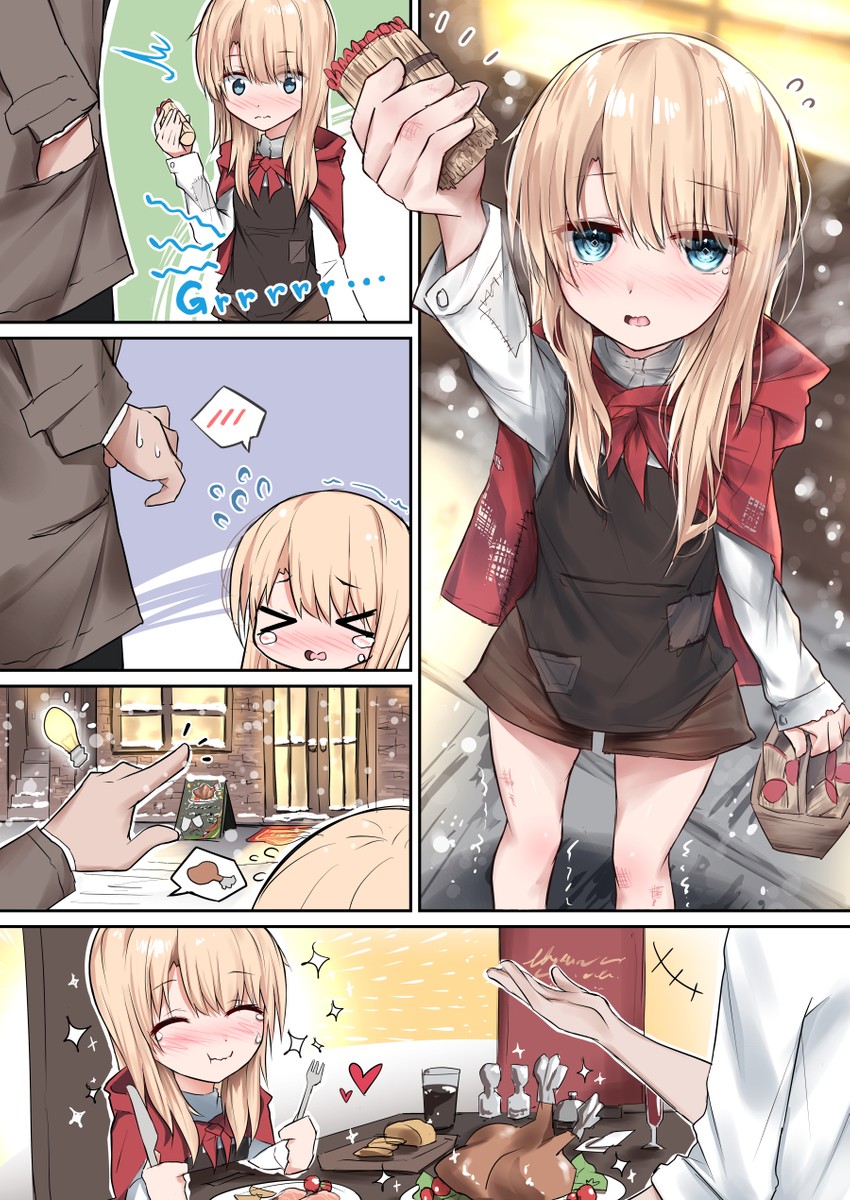 little match girl (andersen's fairy tales) drawn by kanju