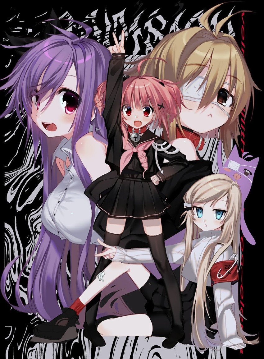veinte, lilith, lilith cat, and helena (original) drawn by unxi
