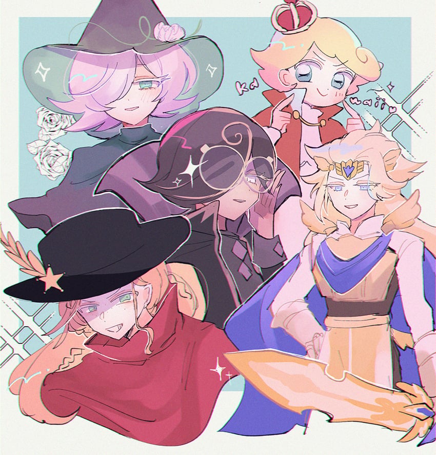 espresso cookie, madeleine cookie, custard cookie iii, rye cookie, and clover cookie (cookie run and 1 more) drawn by mamimumemo