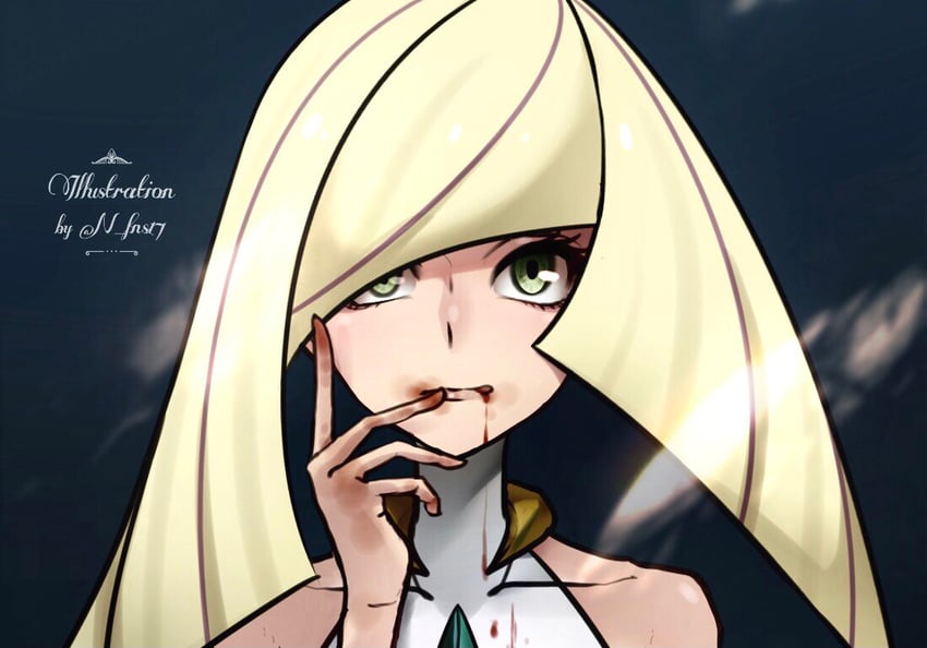 lusamine (pokemon and 1 more) drawn by echizen_(n_fns17)