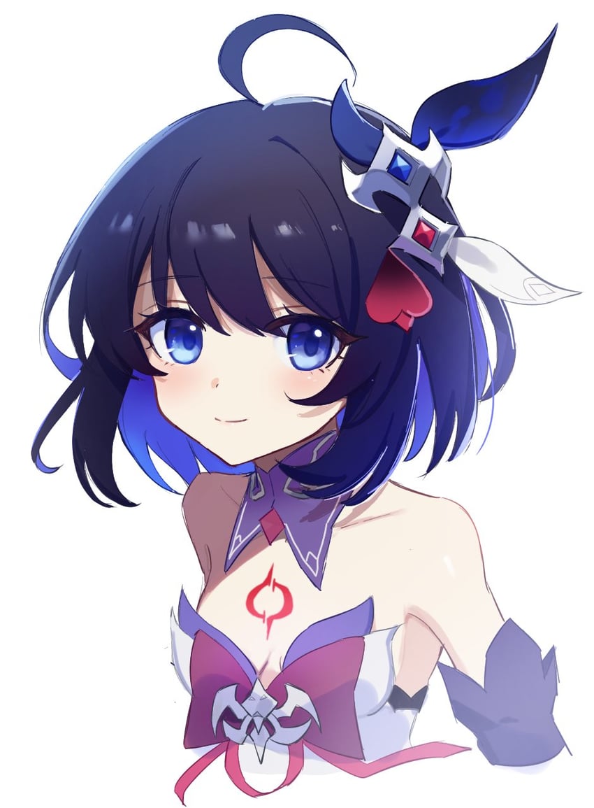 seele vollerei (honkai and 1 more) drawn by macaroni_0101
