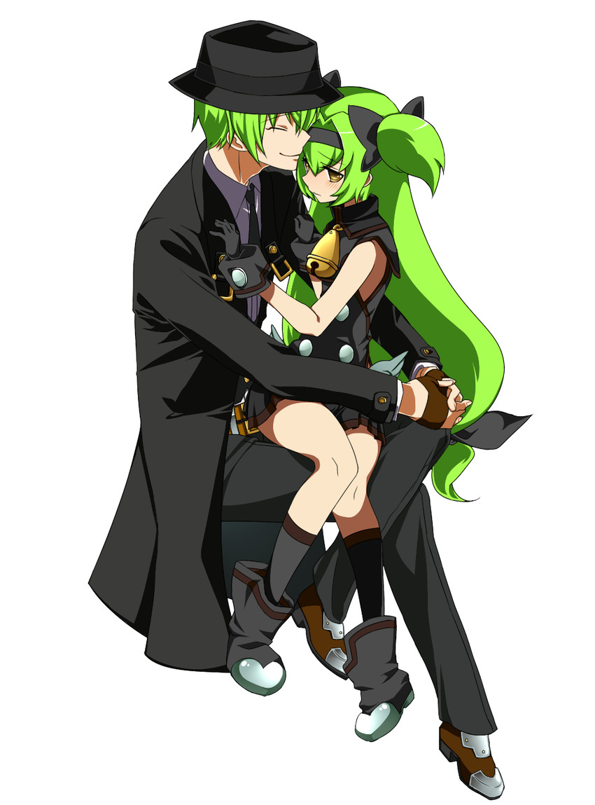 platinum the trinity and hazama (blazblue) drawn by toudou_hayate