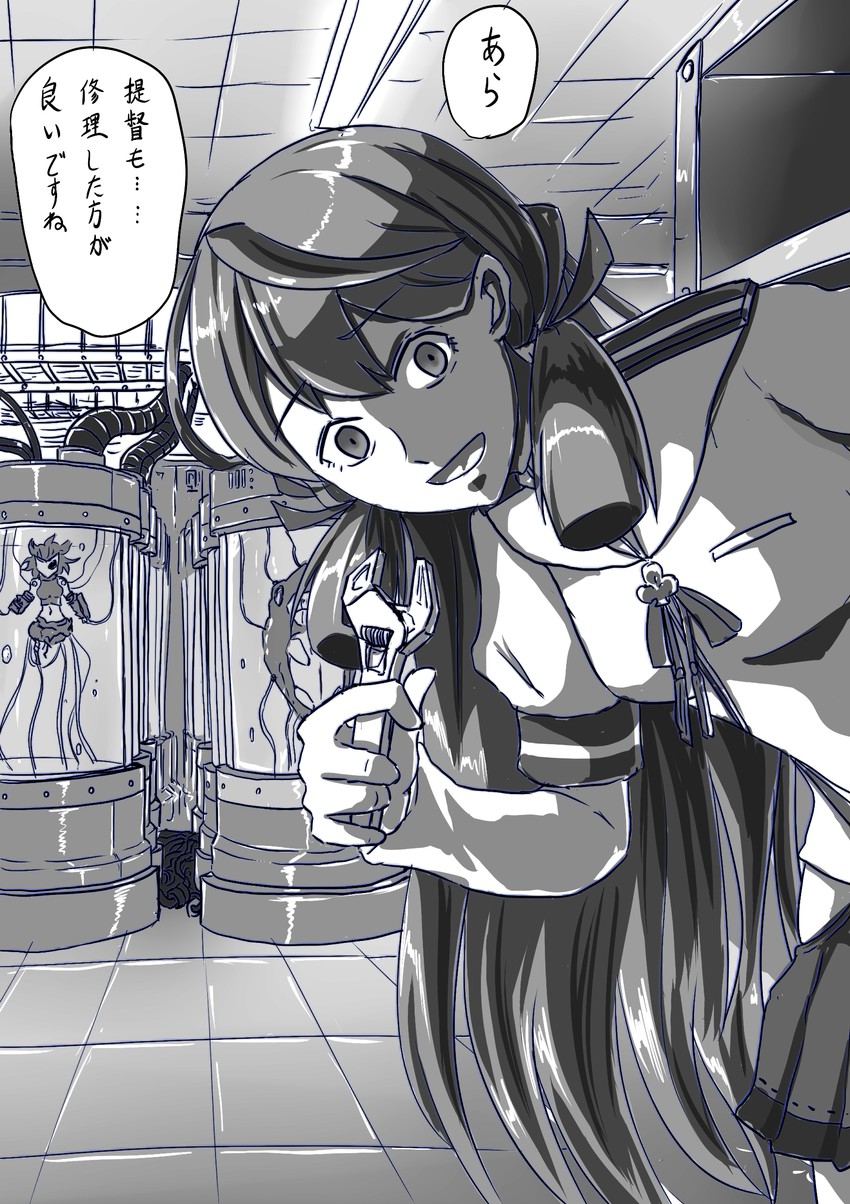 akashi and chi-class torpedo cruiser (kantai collection) drawn by rasen_(camura)