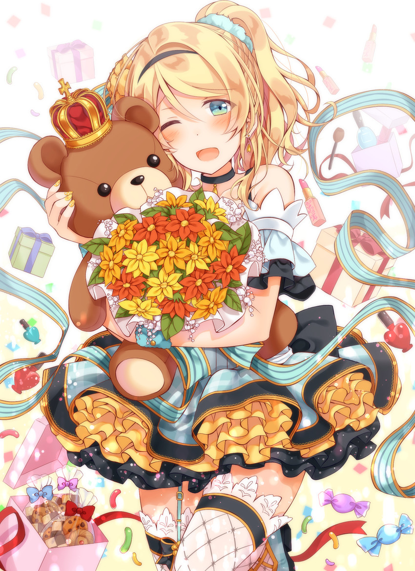ayase eli (love live! and 2 more) drawn by mogu_(au1127)