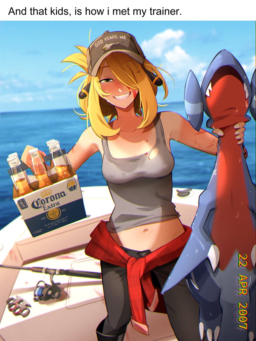 cynthia, arceus, and gabite (pokemon and 1 more) drawn by khyle.