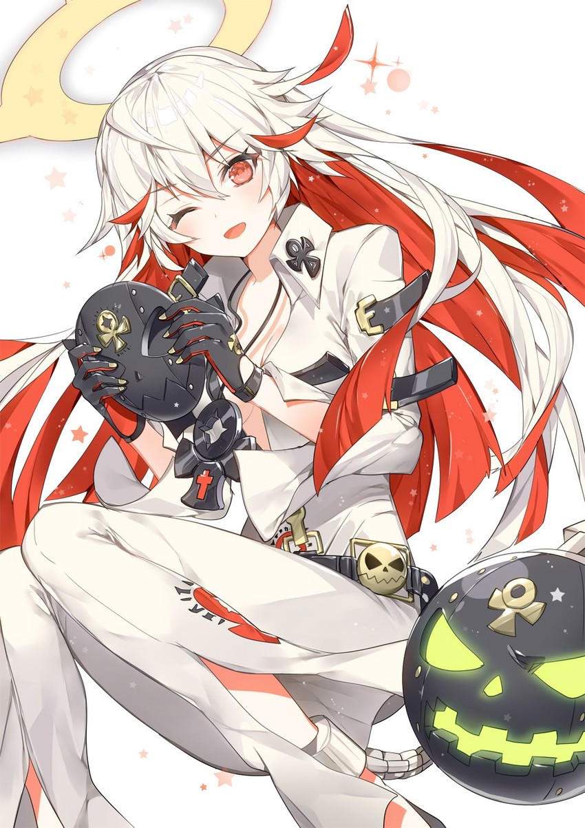 jack-o' valentine (guilty gear and 1 more) drawn by ronopu