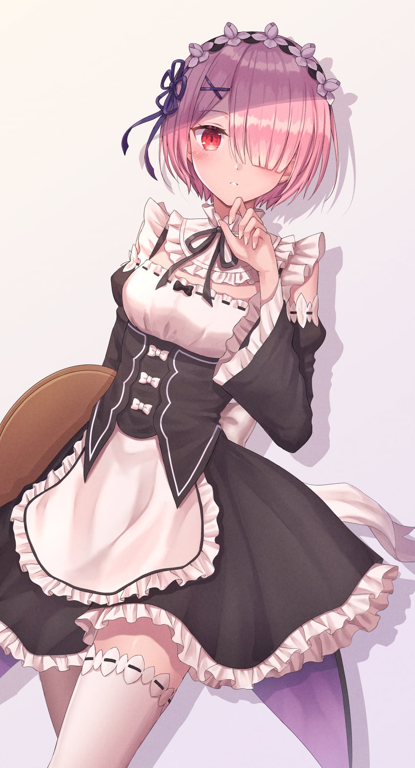 ram (re:zero kara hajimeru isekai seikatsu) drawn by seungju_lee