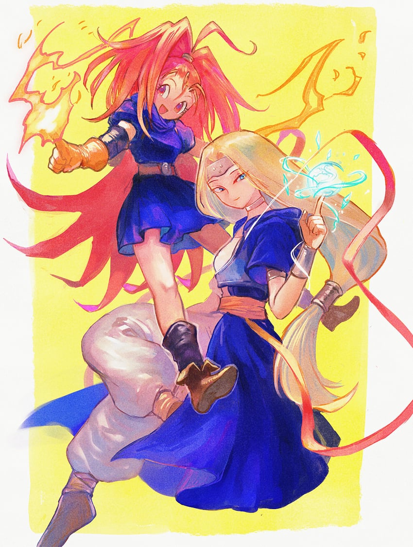 barbara and mireyu (dragon quest and 1 more) drawn by yuza