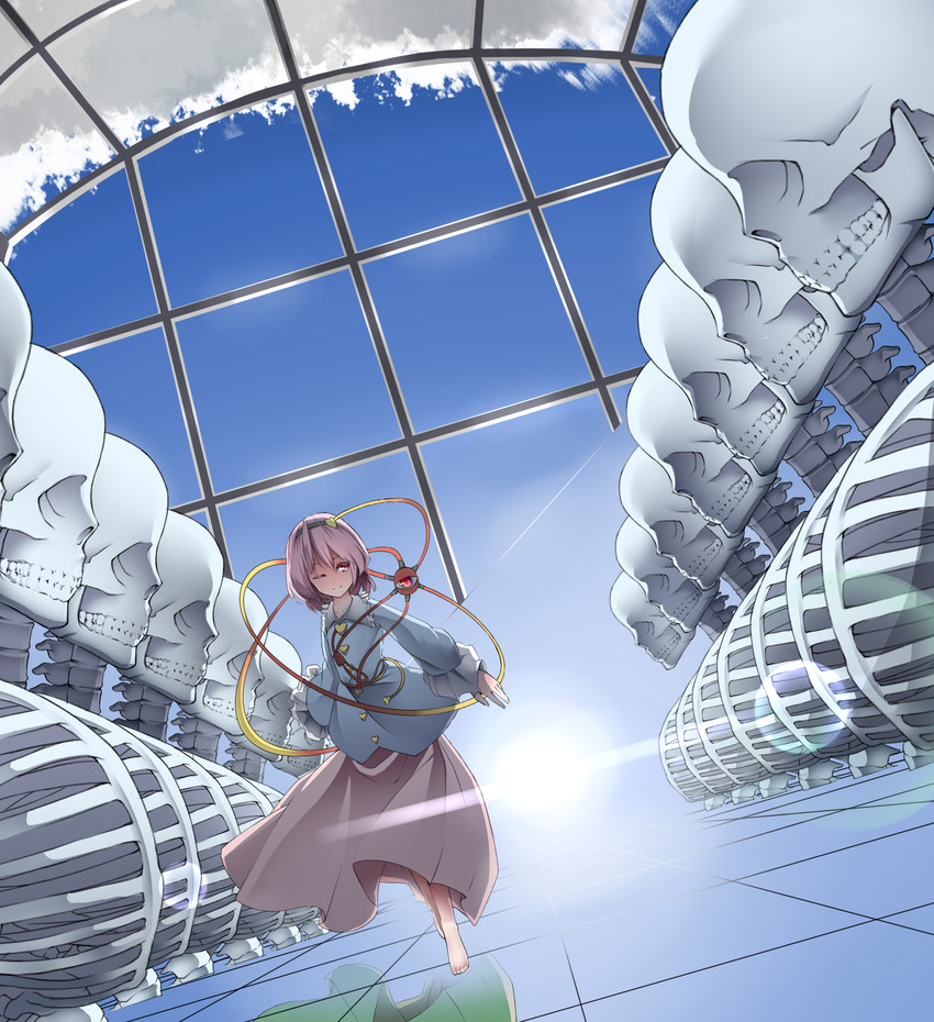 komeiji koishi and komeiji satori (touhou) drawn by kanibaru