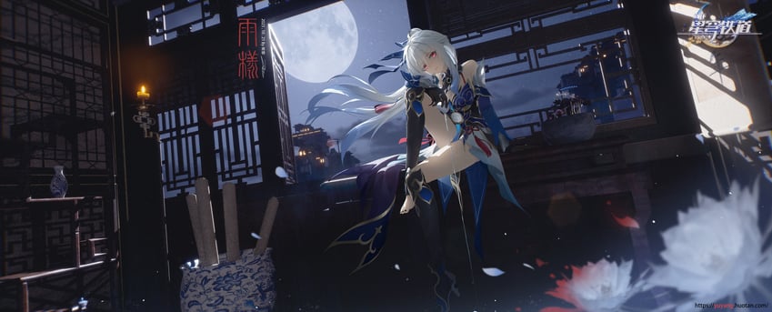 jingliu (honkai and 1 more) drawn by rain_sama