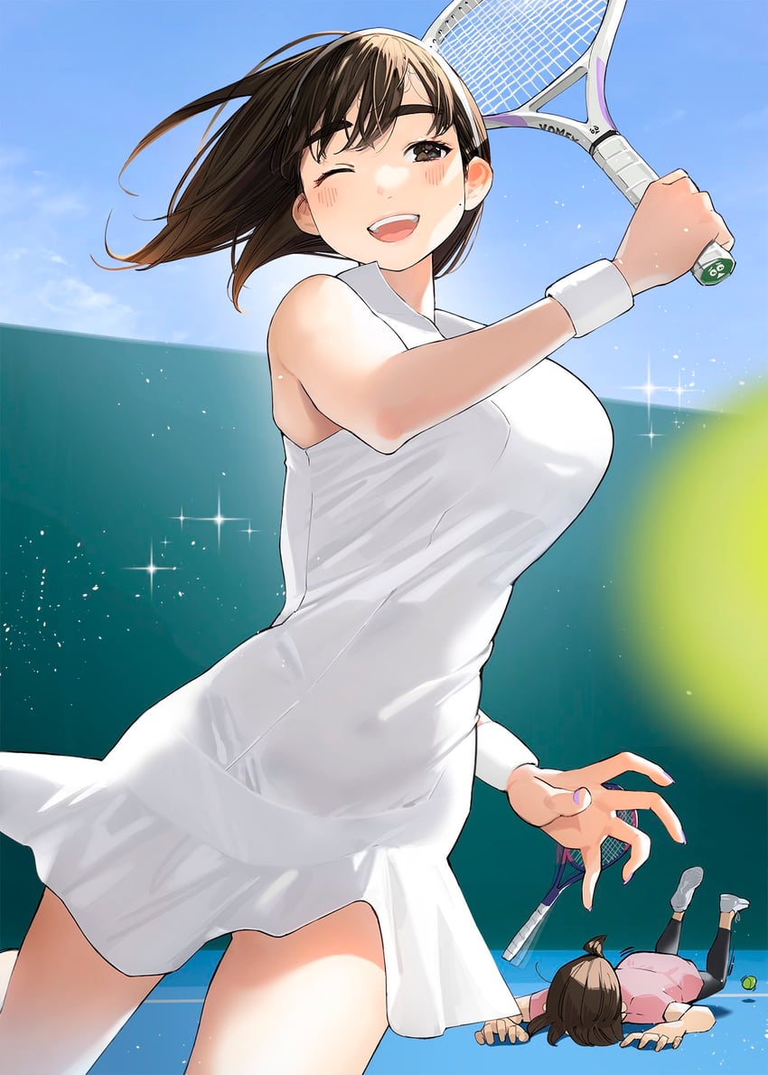douki-chan and kouhai-chan (ganbare douki-chan) drawn by yomu_(sgt_epper)
