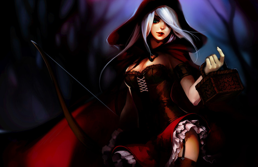 ashe (league of legends and 1 more) drawn by ippus