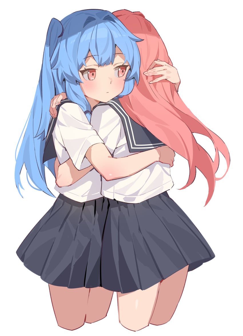 kotonoha akane and kotonoha aoi (voiceroid) drawn by yamamomo_(plank)