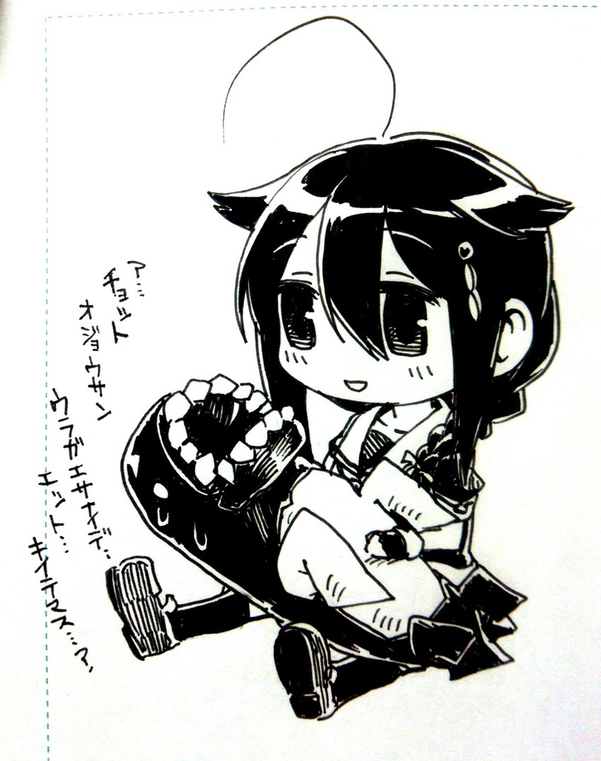 shigure, shigure kai ni, and i-class destroyer (kantai collection) drawn by gouta_(nagishiro6624)