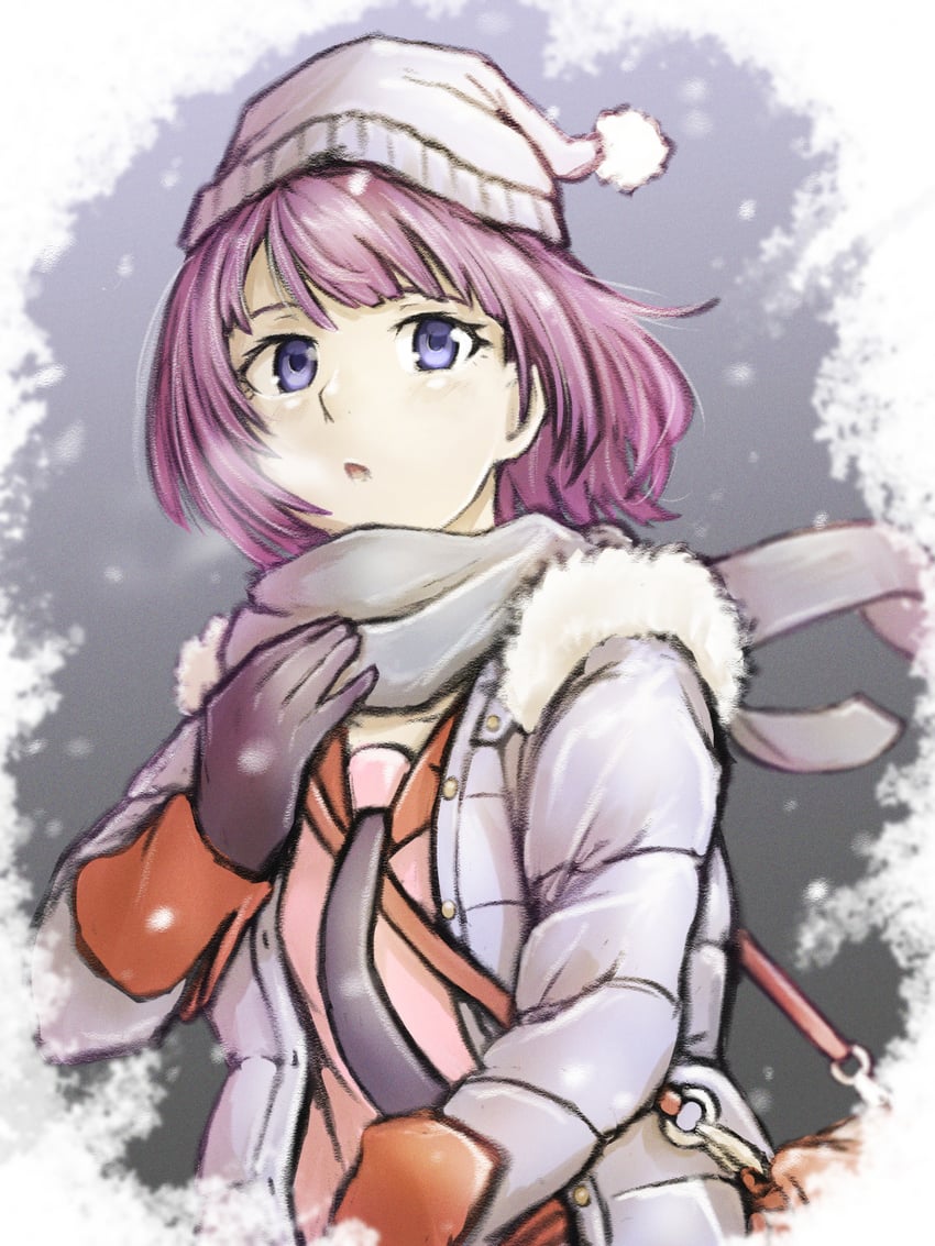 senjougahara hitagi (monogatari and 1 more) drawn by tsukihi_shida
