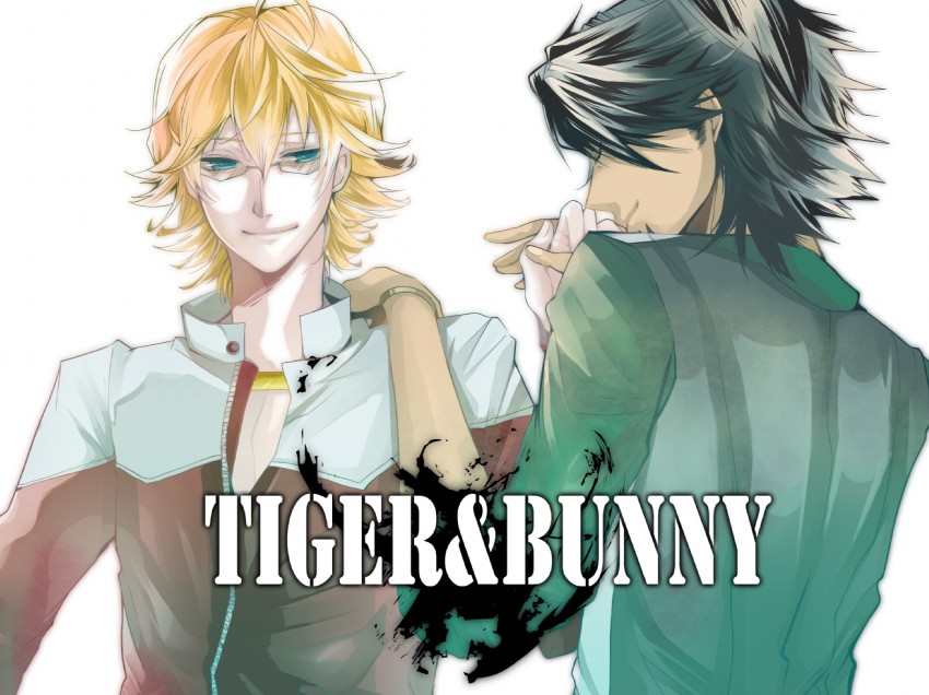 barnaby brooks jr. and kaburagi t. kotetsu (tiger & bunny) drawn by sio_azuki