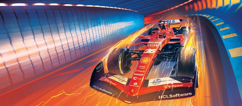 charles leclerc (real life and 3 more) drawn by jacopo_schiavo