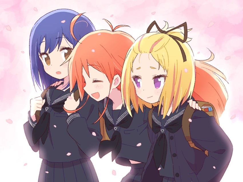 kokomine cocona, papika, and yayaka (flip flappers) drawn by ikzw