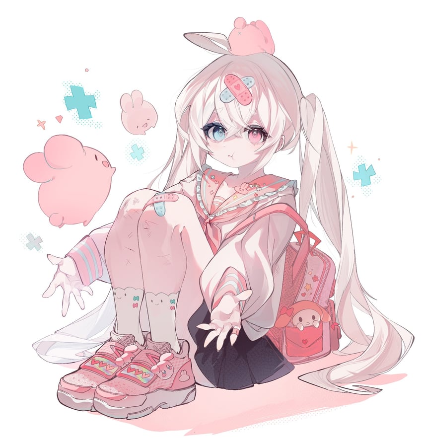 my melody (original and 2 more) drawn by kaka82_04