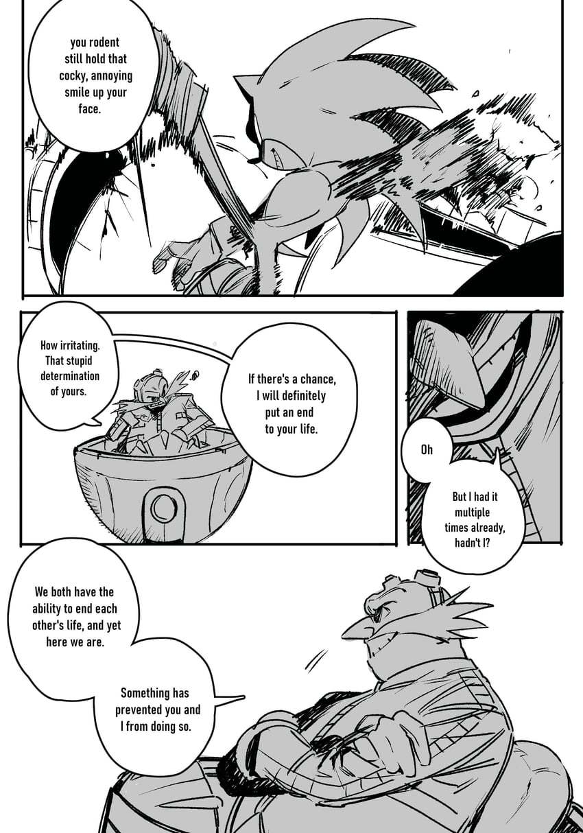 sonic the hedgehog and dr. eggman (sonic) drawn by diamondx1704