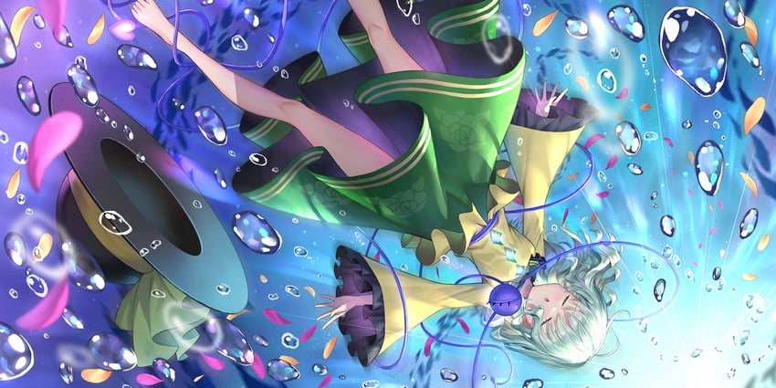 komeiji koishi (touhou and 1 more) drawn by matanonki