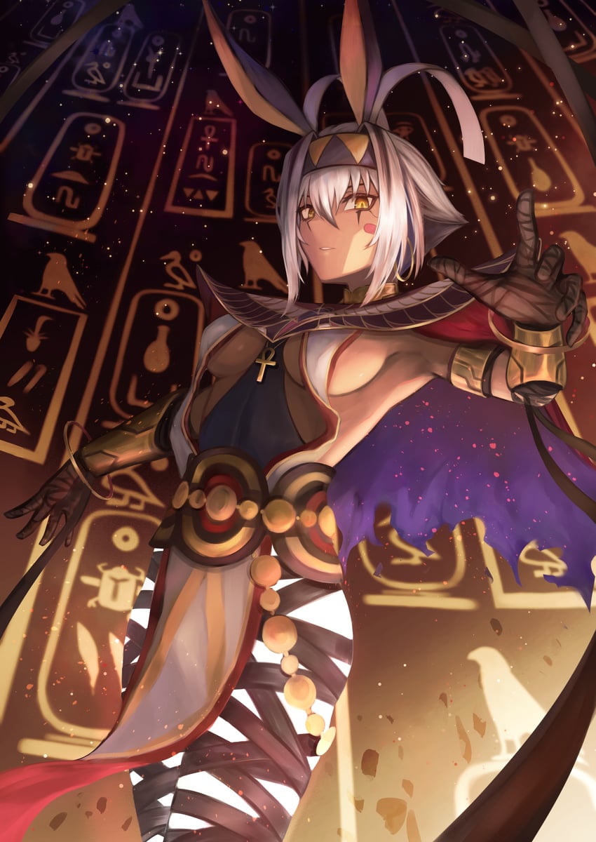 nitocris and nitocris alter (fate and 1 more) drawn by sushisnek
