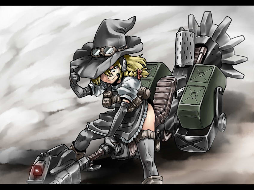 kirisame marisa (touhou and 1 more) drawn by tukiwani