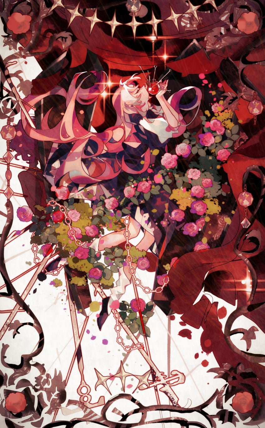 tenjou utena and himemiya anthy (shoujo kakumei utena) drawn by wangling541